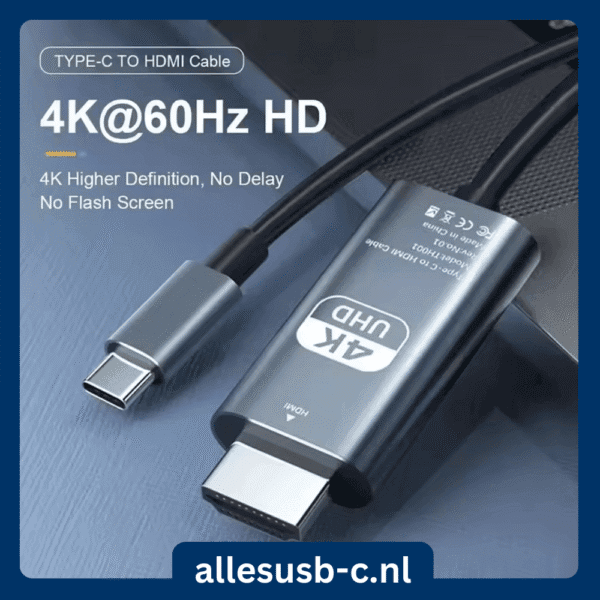 Baseus High Definition Series HDMI-kabel met 4K HD visuele effecten en 18Gbps bandbreedte