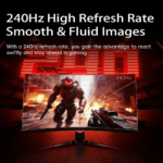 Vergelijking tussen 60Hz en 240Hz verversingssnelheid op een gaming monitor met de Llano DisplayPort kabel.
