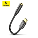 Baseus merk USB-C adapter met duidelijk logo en gouden connector