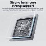 Illustratie van de interne high-performance chip die zorgt voor stabiele signaalverwerking