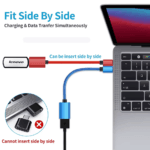 Twee USB-C adapters tegelijk aangesloten in MacBook poorten