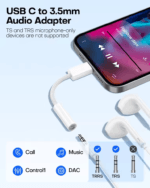 USB-C adapter compatibiliteit schema voor TRRS en TRS 3.5mm stekkers
