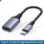 USB-C OTG kabel voor snelle dataoverdracht 5Gbps