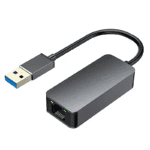 Eenvoudige USB-A uitvoering van de 2.5G netwerkadapter, grijze behuizing