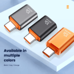 Set van 3 kleuren USB-A naar USB-C adapters 10A specificaties