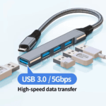 Detail USB poorten 1x 5Gbps en 3x USB 2.0 aansluitingen