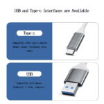 Verschil tussen USB Type-C en standaard USB connector voor hubs muis en toetsenbord